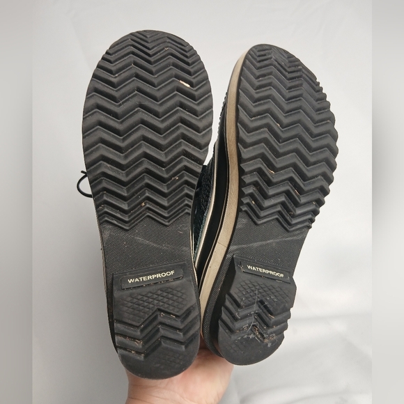 SOREL Women Winter Snow Boots Size 6 Black Color Waterproof - Picture 7 of 8